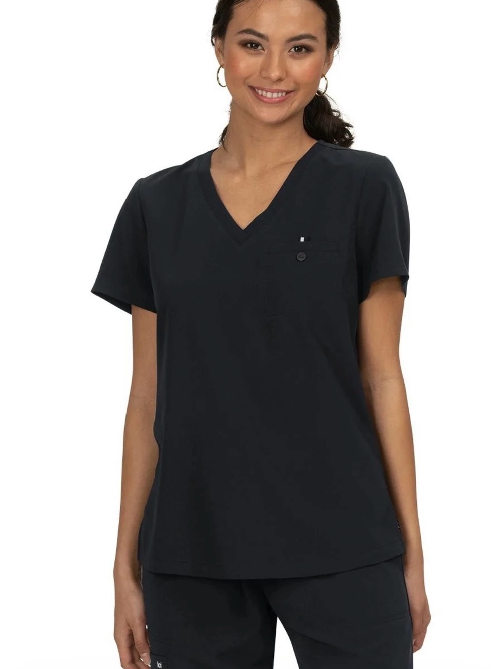 Koi NWT Black Scrub Top